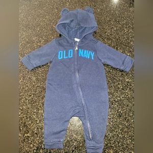 Old Navy Blue body suit size 0-3months